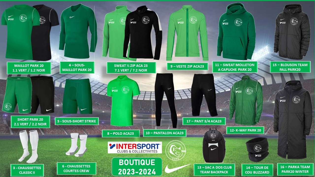 Boutique cany fc nike 2023 2024